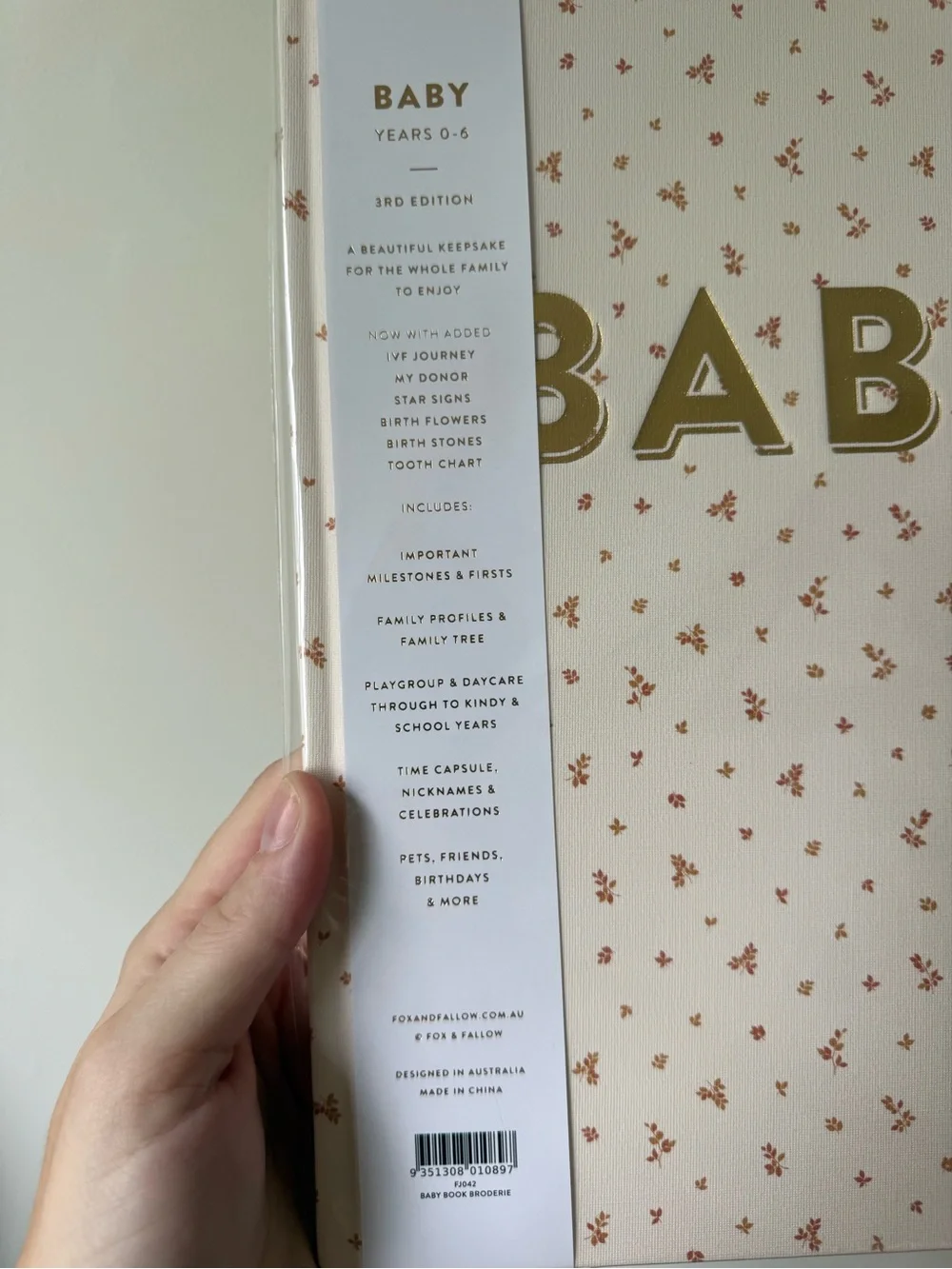 Fox & Fallow Baby Memory Book